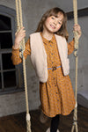 Meisjes Kalia girls reversible gilette sand van NoNo in de kleur Sand Blush in maat 134-140.