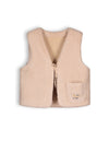 Meisjes Kalia girls reversible gilette sand van NoNo in de kleur Sand Blush in maat 134-140.