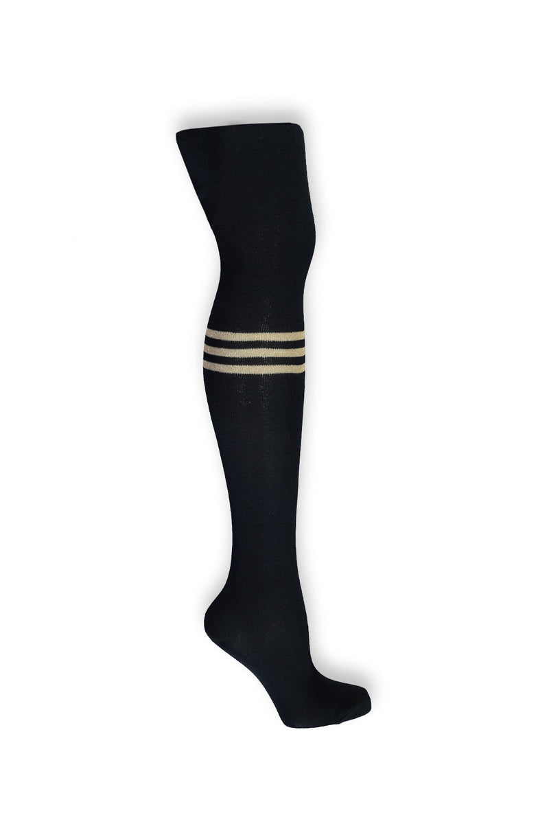 Meisjes Rachel girls tight with stripe detail van NoNo in de kleur Navy Blazer in maat 122-140.