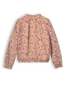NoNo Tina floral girls blouse sand