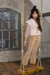 NoNo Tina floral girls blouse sand
