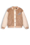 NoNo Arsy varsity girls indoor jacket sand