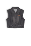 NoNo Donka girls denim gilette black
