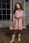NoNo Milau girls woven dress sand