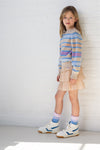 NoNo K-Soft Girls Striped Knitted Sweater Sand