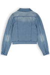 Meisjes Dove Girls Denim Jacket Blue van NoNo in de kleur Denim in maat 134-140.