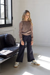 Meisjes Saida Girls Palazzo Pants Navy van NoNo in de kleur Navy Blazer in maat 134-140.