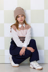 Meisjes Saida Girls Palazzo Pants Navy van NoNo in de kleur Navy Blazer in maat 134-140.