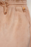 Meisjes Suna Girls Fake Suede Pants Sand van NoNo in de kleur Sand Blush in maat 134-140.