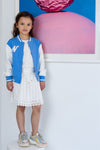 Meisjes Mirabel Girls Dress S/Sl Embroidery Anglaise White van NoNo in de kleur Snow White in maat 134-140.