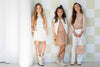 Meisjes Merle Girls Plisse Dress S/Sl Light Gold van NoNo in de kleur Light Gold in maat 134-140.