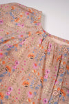 NoNo Tomas Floral Cropped Blouse Puffed Sleeve