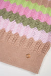 NoNo Kae Knitted Ajour Top With Waivy Effect