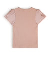 NoNo Kathleen Tshirt With Fancy Contrast Sleeves