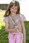 NoNo Kathleen Tshirt With Fancy Contrast Sleeves
