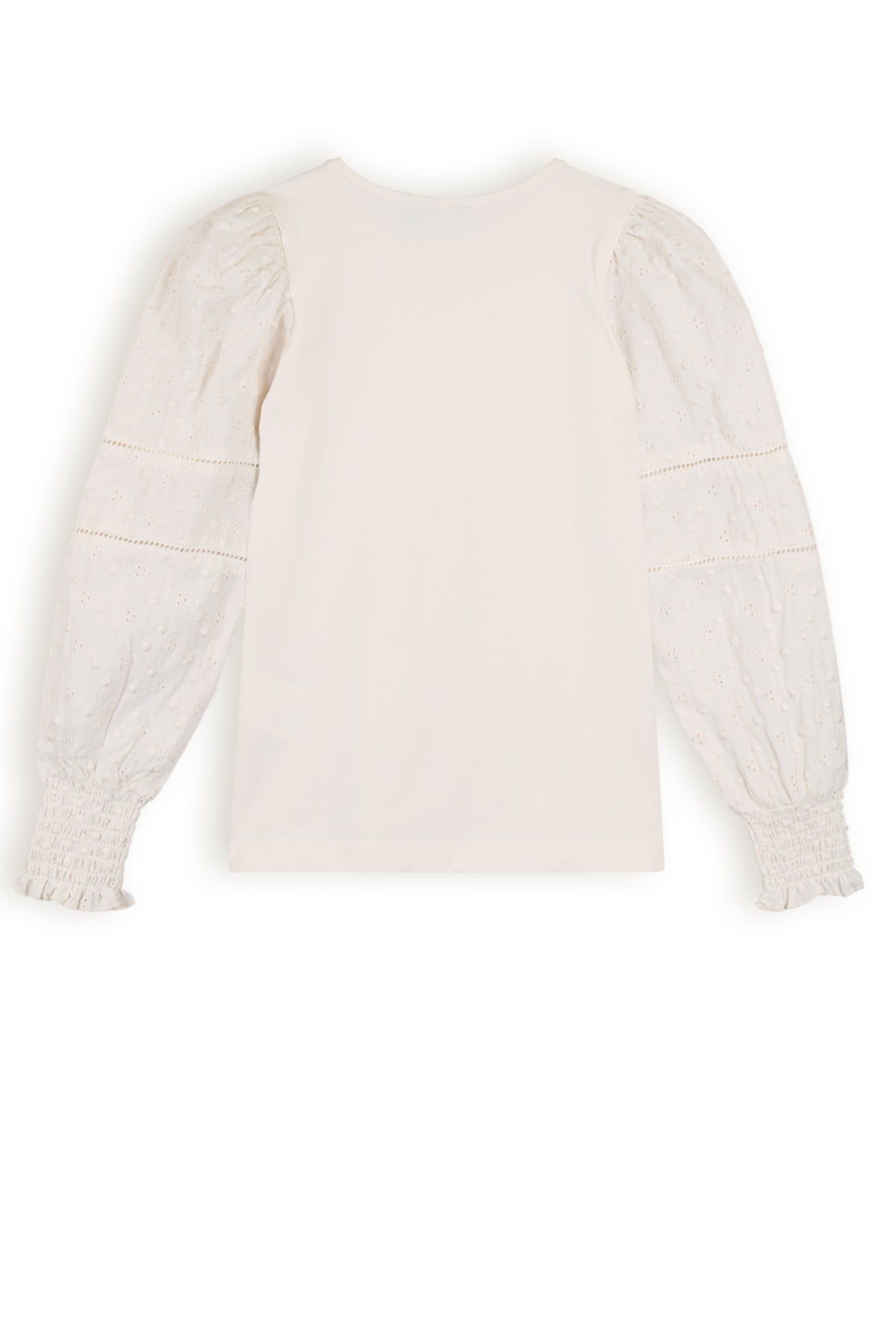 NoNo Kirza Jersey Top+ Embroidered Cotton Sleeves
