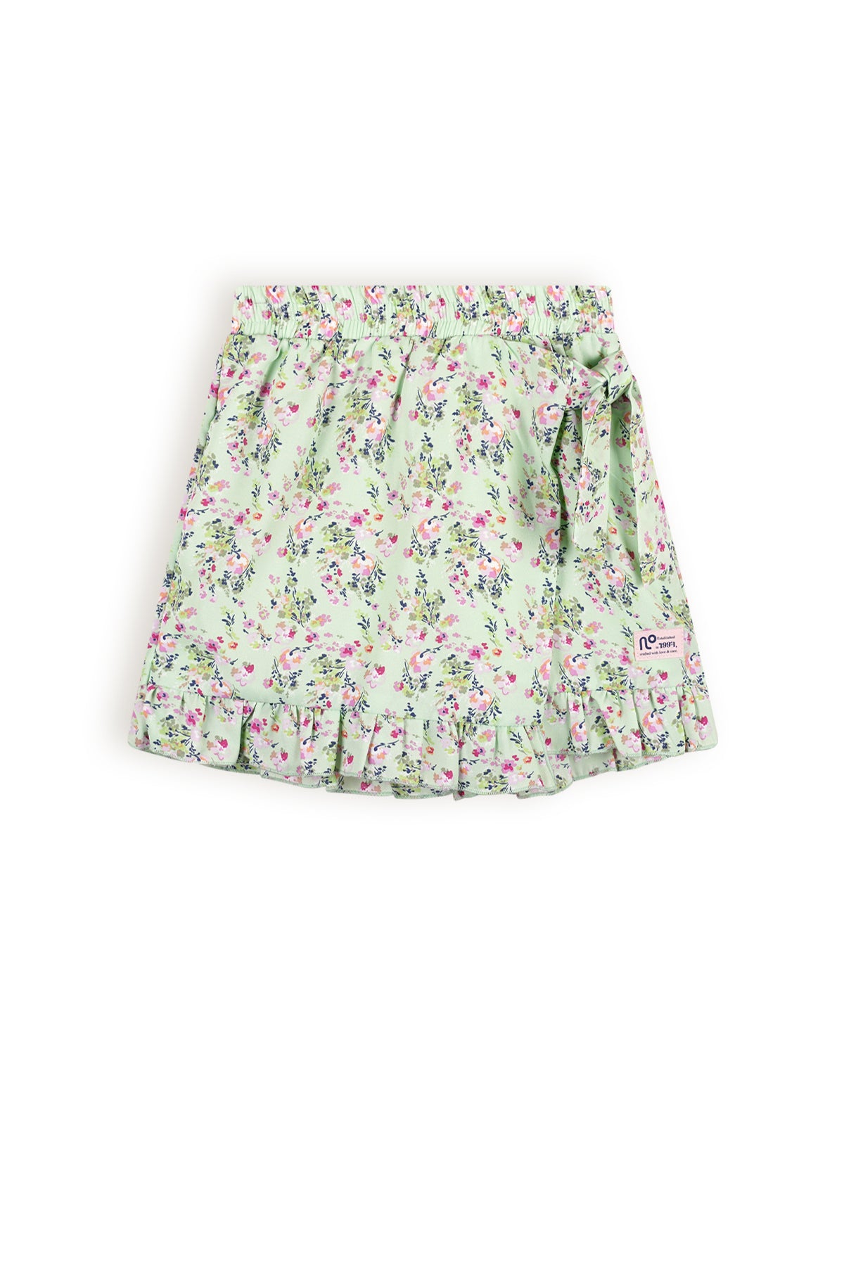 NoNo Saya Floral Short With Flap At Front