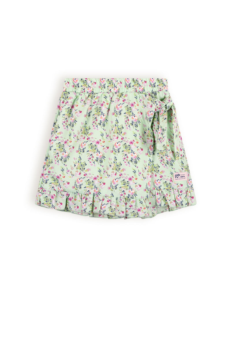 NoNo Saya Floral Short With Flap At Front