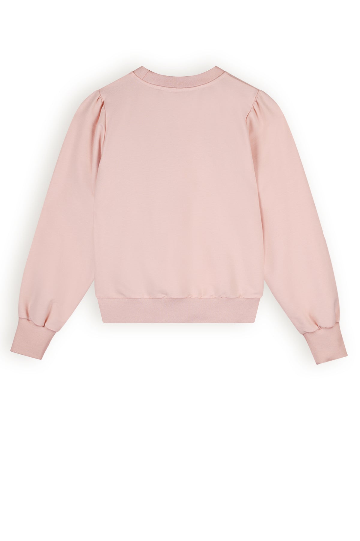 Meisjes Kulet sweater with high cuffs van NoNo in de kleur Pale Blush in maat 134-140.