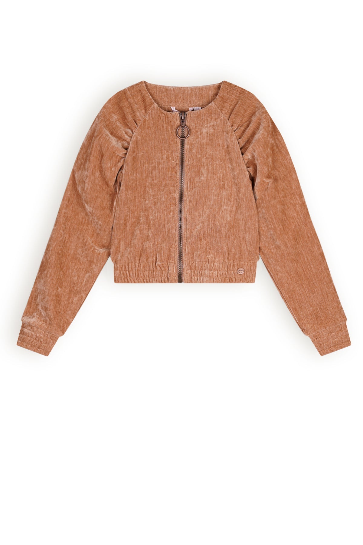 NoNo Doret cropped velvet stretch cardigan