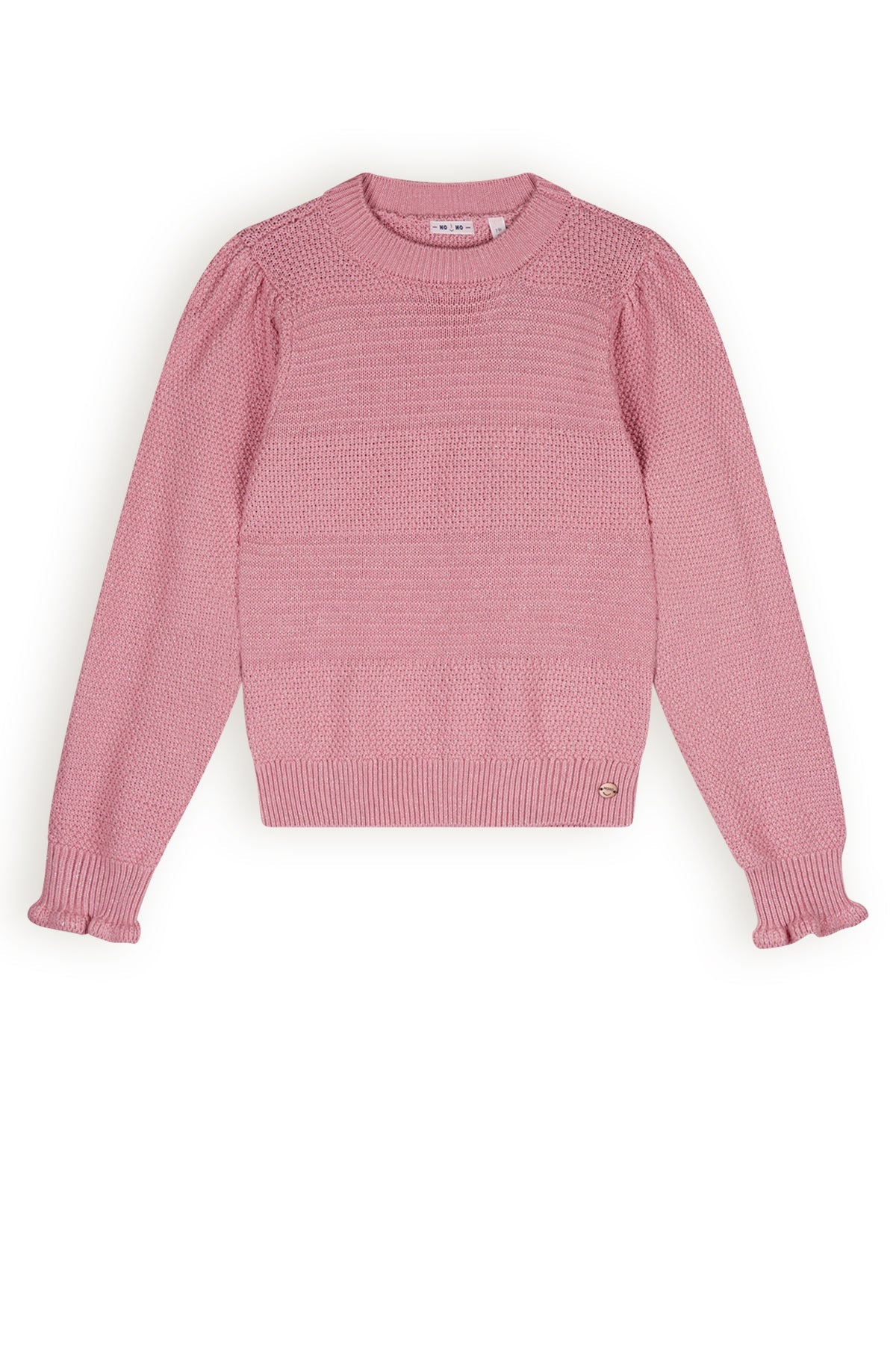 NoNo Kamelia Knitted sweater puff sleeves