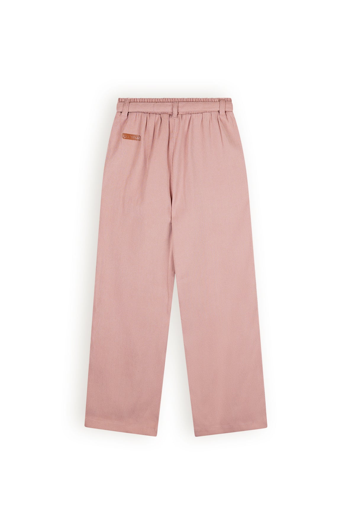 Meisjes Sayla Twill palazzo pants van NoNo in de kleur Vintage Rose in maat 134-140.