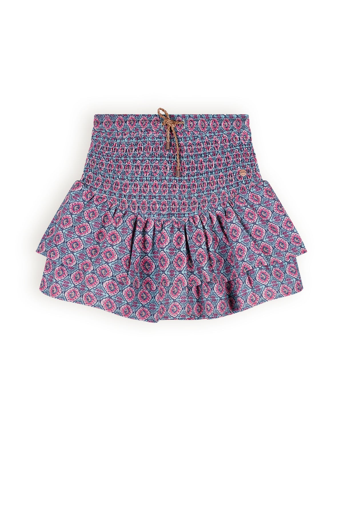 NoNo Nami smocked layered skirt