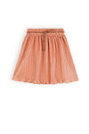 Meisjes Nele Plissee Skirt van NoNo in de kleur Melody Melon in maat 134-140.
