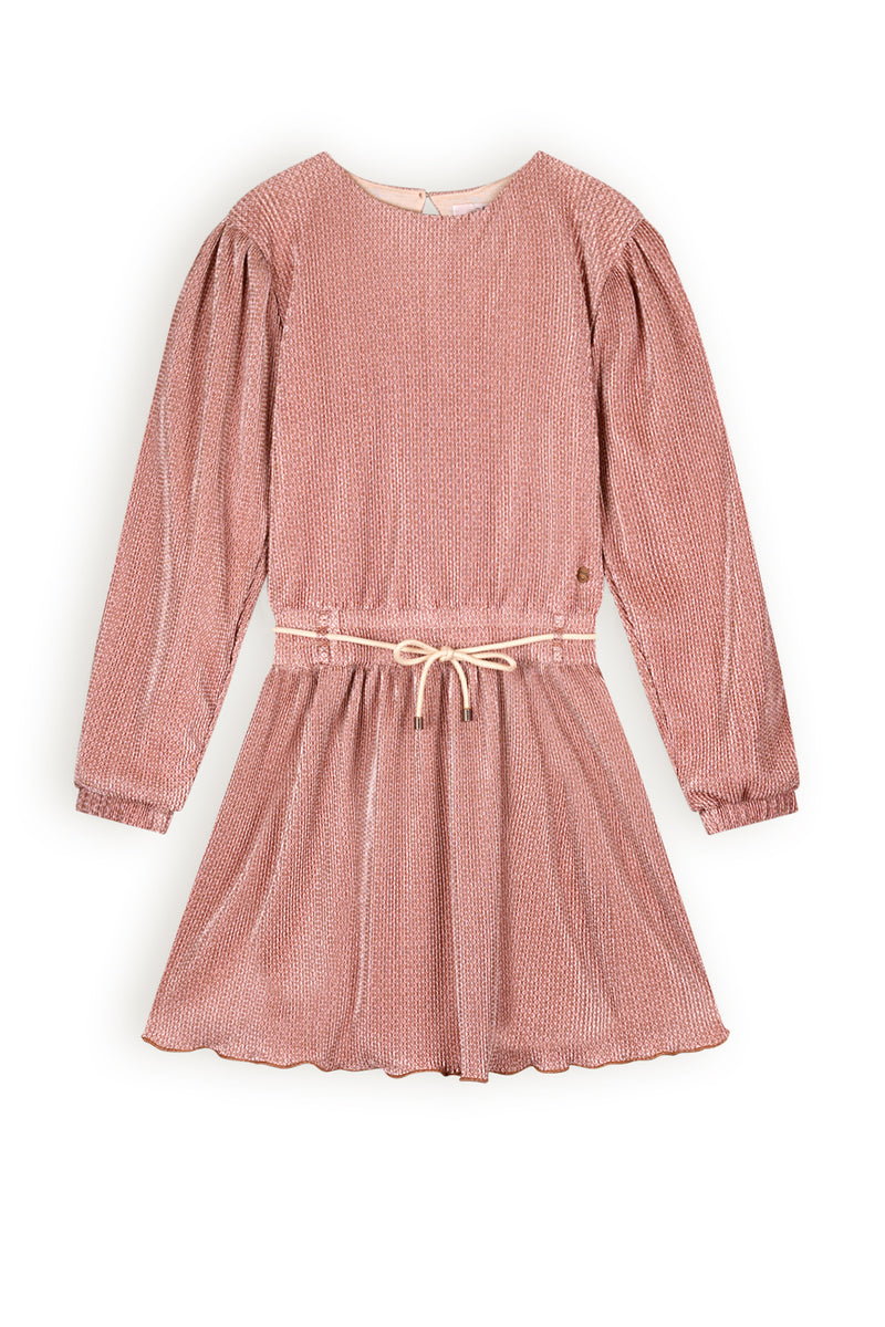 NoNo Miron AOP Plissee dress