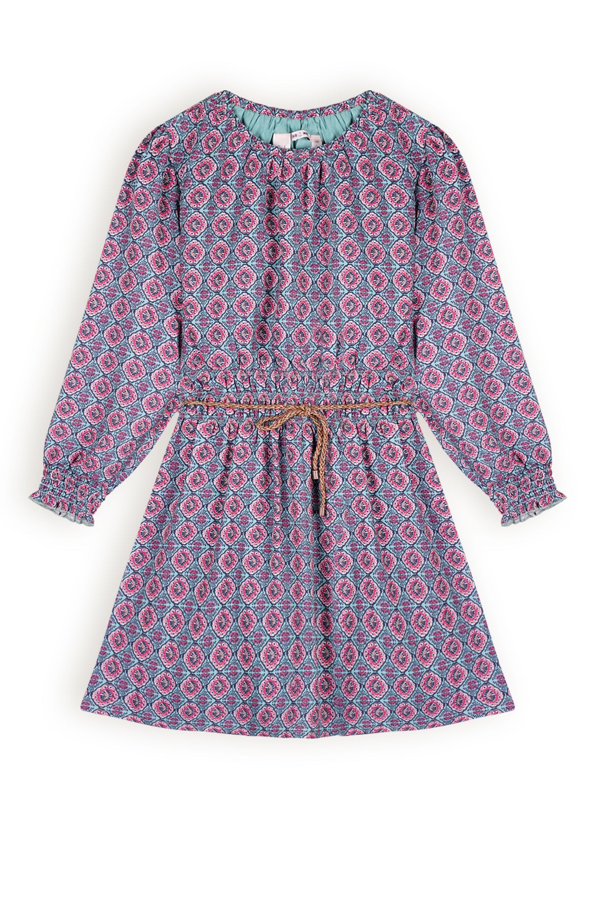 NoNo Mamai AOP Shibori Tiles woven dress