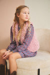 NoNo Mamai AOP Shibori Tiles woven dress