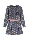 NoNo Maan AOP Watercolor dress with belt