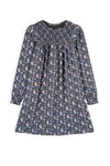 NoNo Maan AOP Watercolor dress with belt