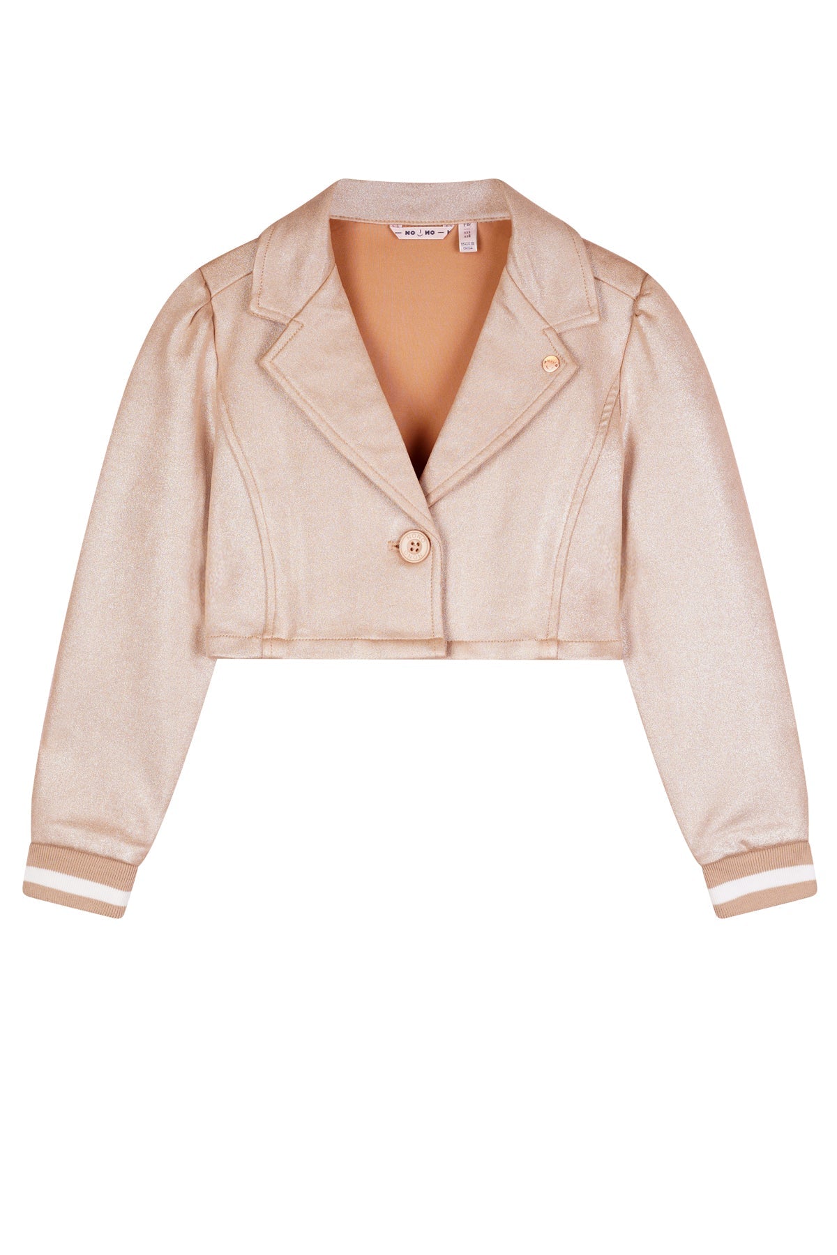 NoNo Dissy Suede foil printed blazer