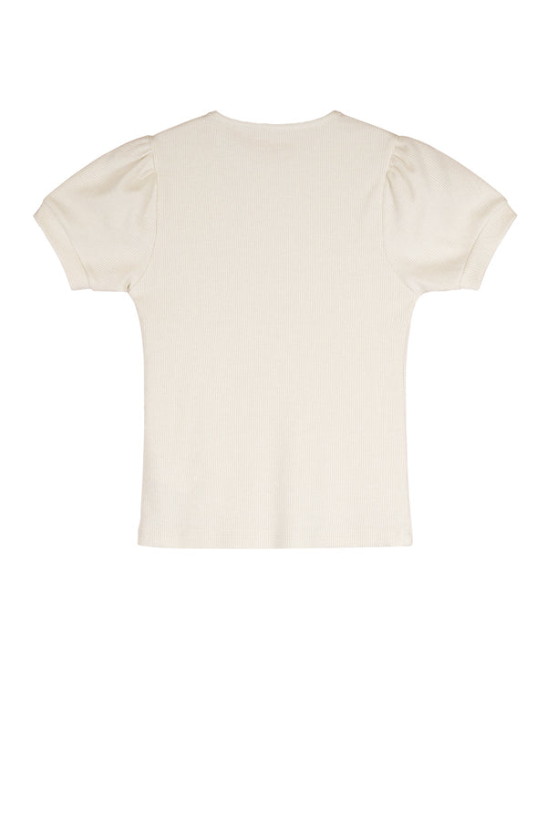 NoNo Kyoto Rib Jersey lurex tshirt s/sl