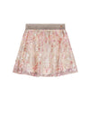 Meisjes Nele Embroidered Sequins Mesh Skirt van NoNo in de kleur Sparkle Rose in maat 134-140.