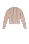 NoNo Anais crochet knitted cardigan with lurex