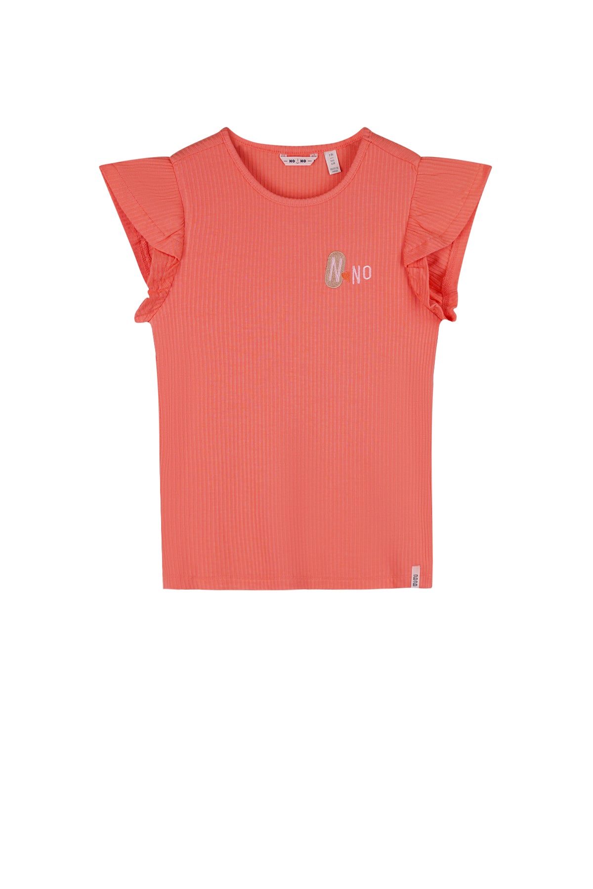 NoNo Kesta Rib Top with fancy sleeves