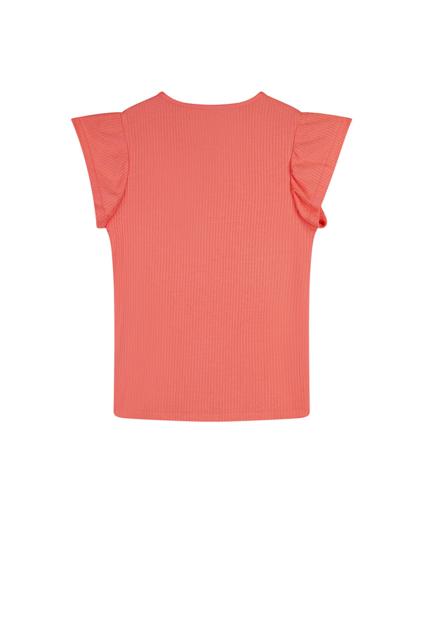 NoNo Kesta Rib Top with fancy sleeves