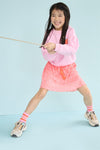 NoNo Norah AOP Daisy Plissee Skirt