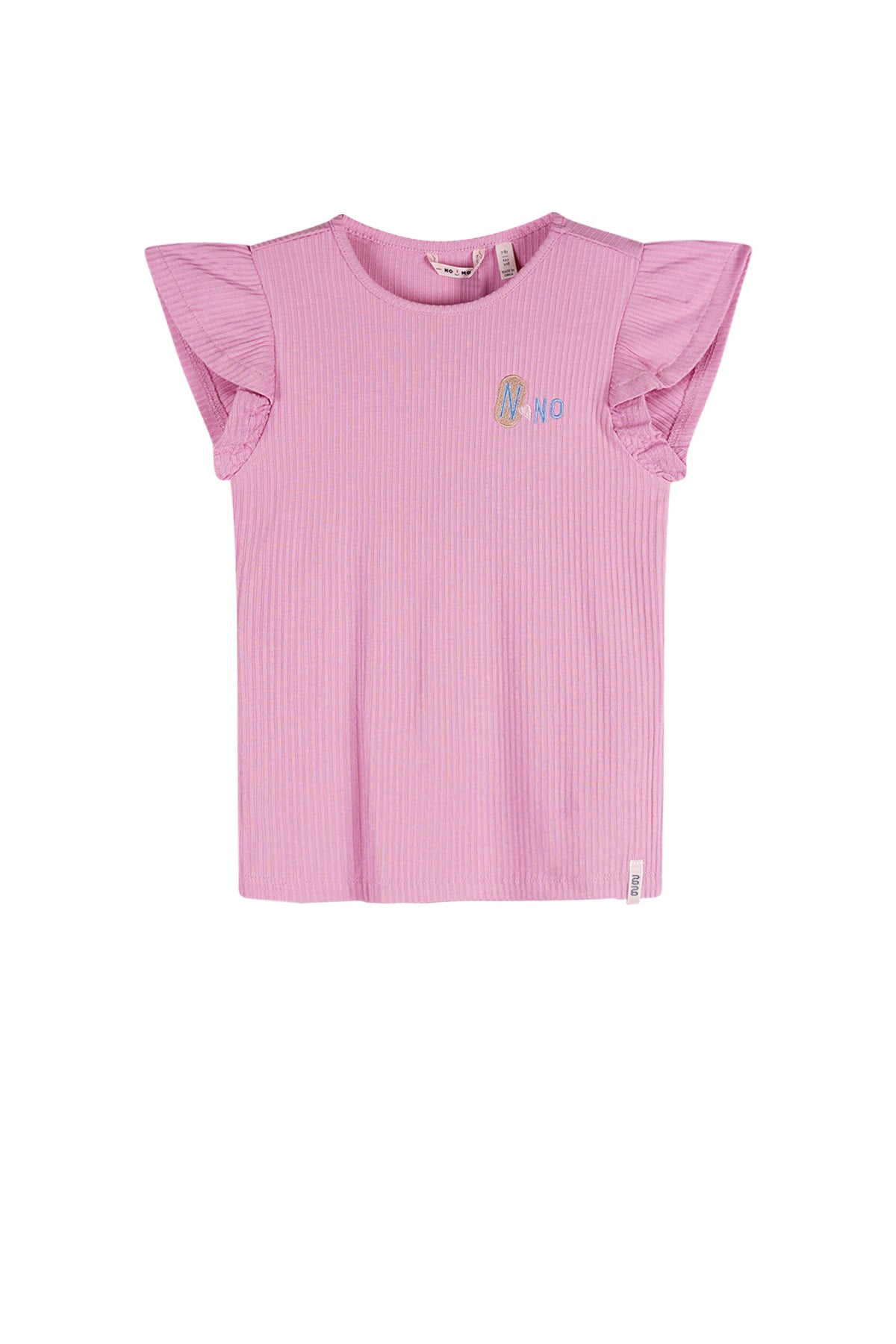 NoNo Kesta Rib Top with fancy sleeves