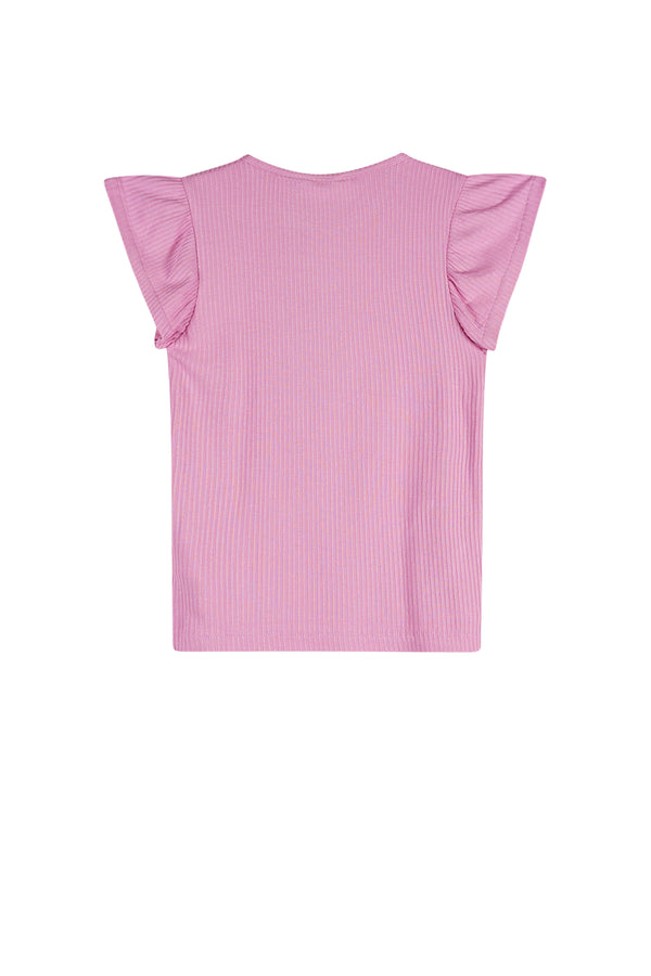 NoNo Kesta Rib Top with fancy sleeves