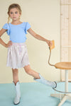 NoNo Norah Foil Plissee skirt
