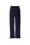 Meisjes Sayla Interlock Wide Leg Pants van NoNo in de kleur Navy Blazer in maat 134-140.