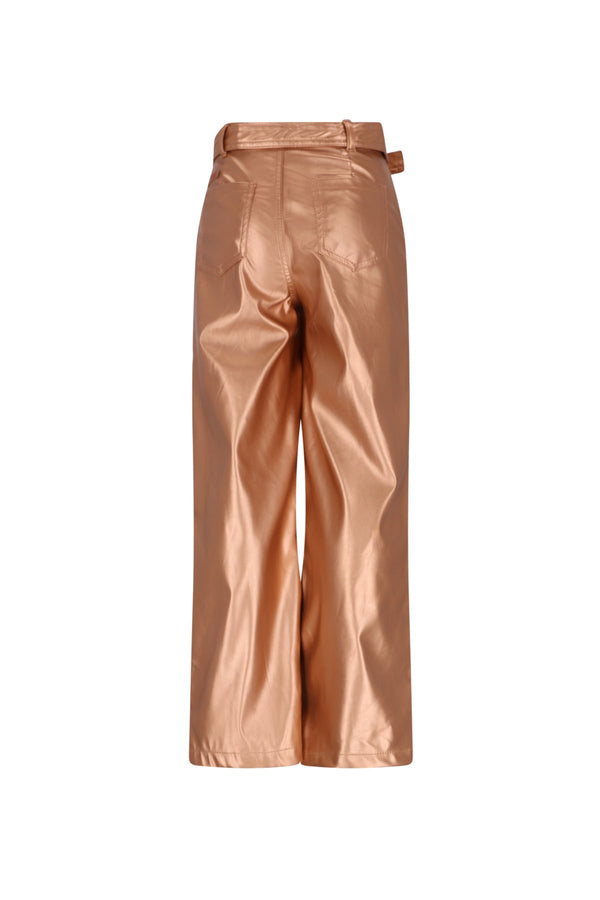 NoNo Simona PU Fake Leather Wide leg Pants