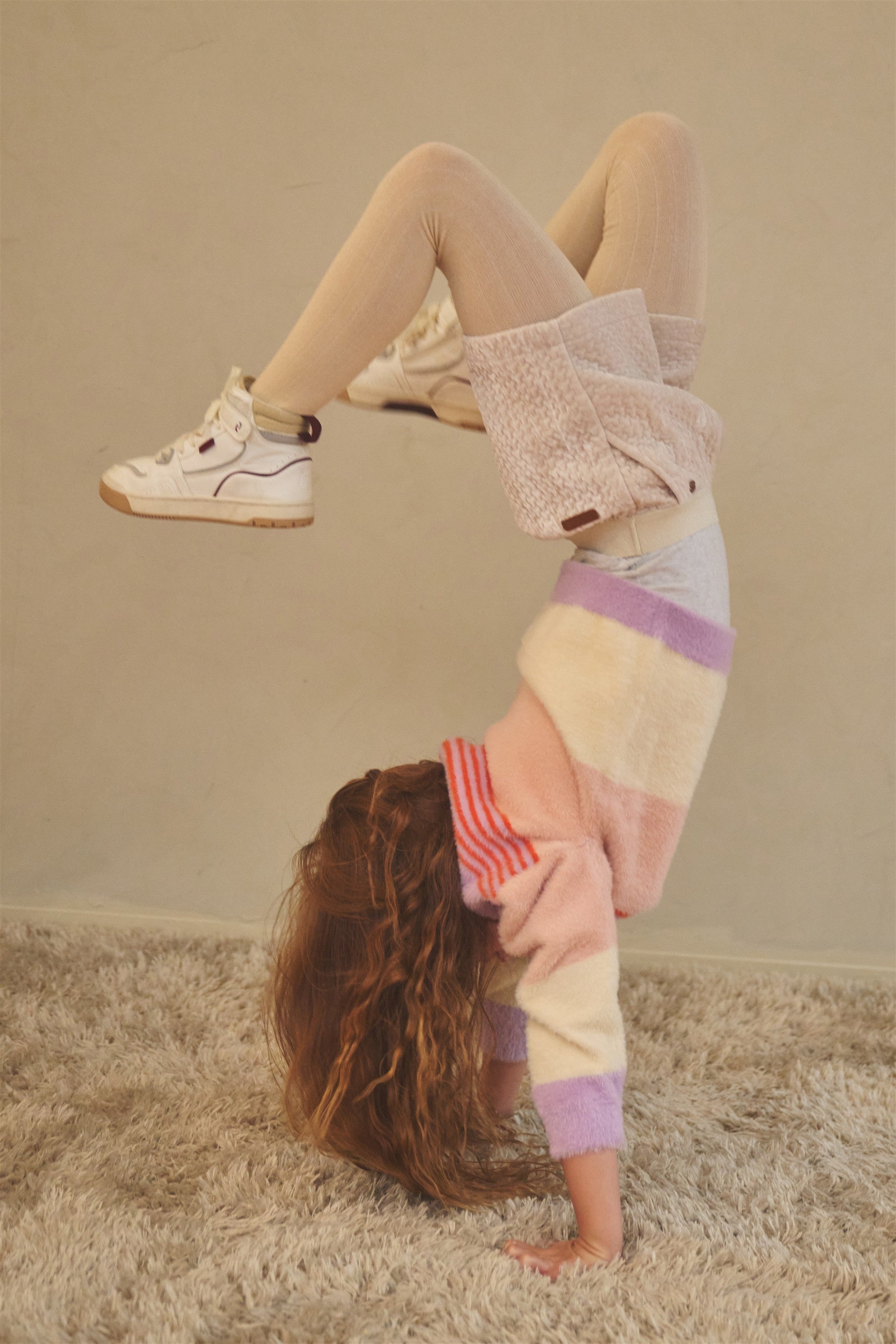 Meisjes Shorty Stepped Velvet Short van NoNo in de kleur Pearled Ivory in maat 134-140.