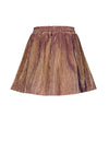 Meisjes Nele Metallic Plissee Skirt van NoNo in de kleur Lupine Lilac in maat 134-140.