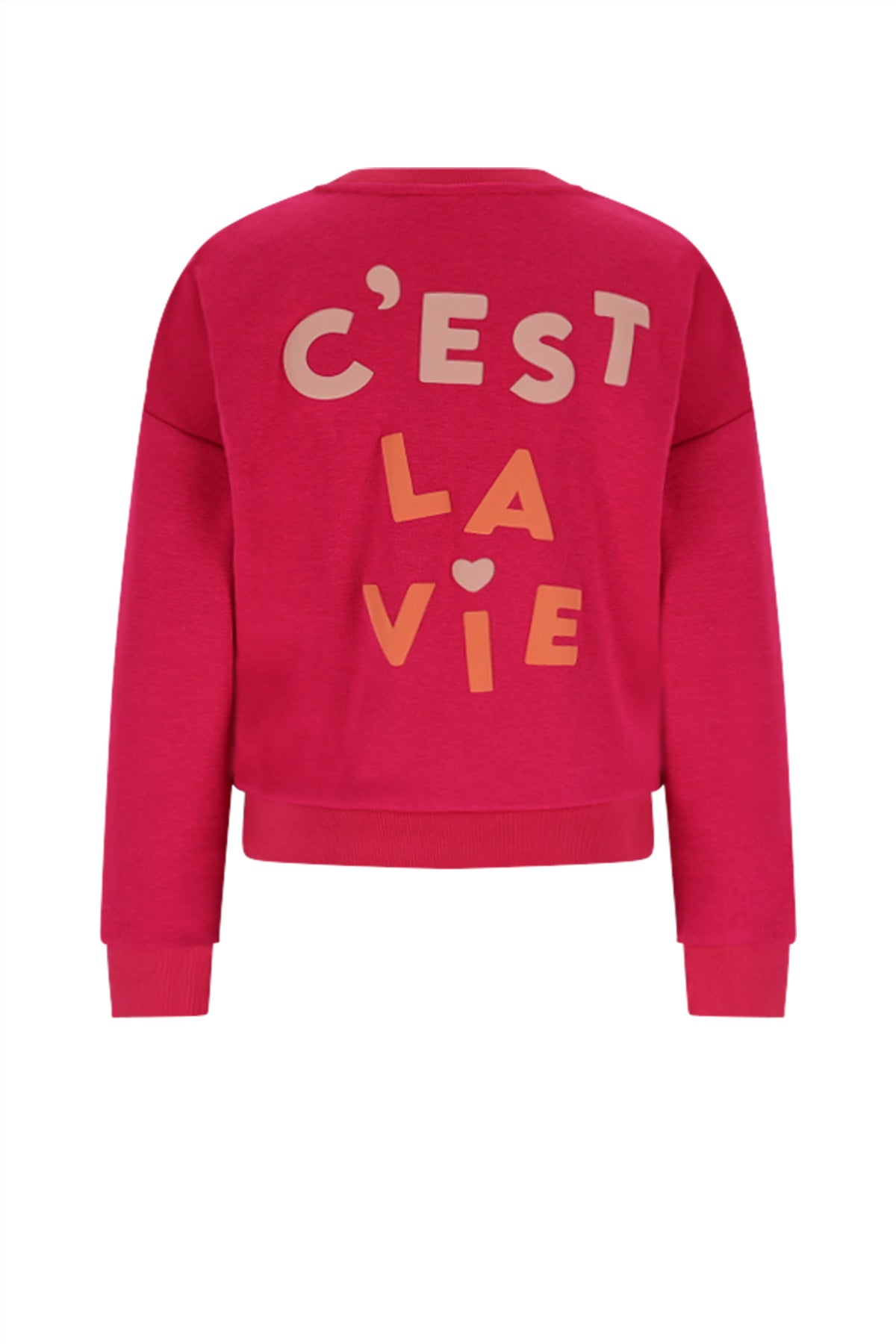 NoNo Konono Furry Sweat with C'est La Vie artwork