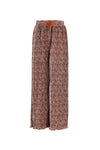 NoNo Sun AOP Leopard Plissee Palazzo