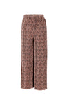 NoNo Sun AOP Leopard Plissee Palazzo